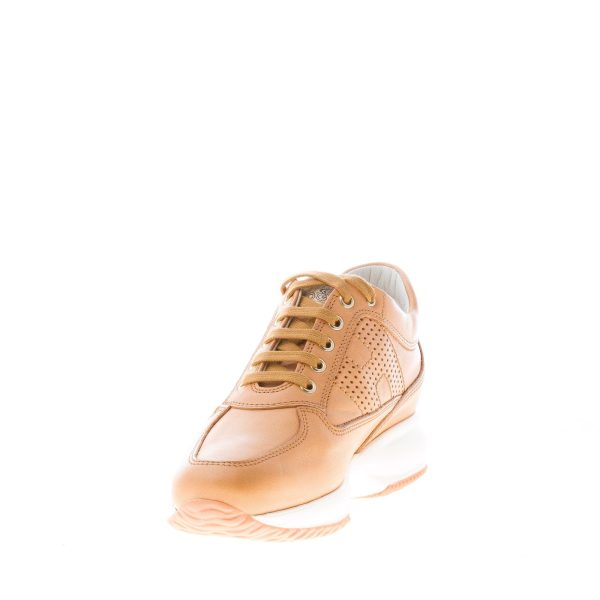 HOGAN donna Interactive sneaker in pelle CUOIO - immagine 6
