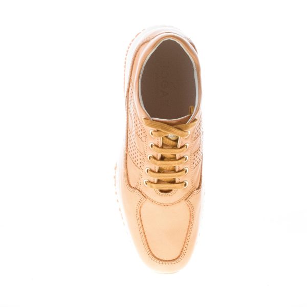 HOGAN donna Interactive sneaker in pelle CUOIO - immagine 7