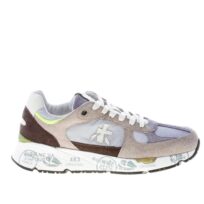 PREMIATA uomo sneaker Mase 6158 in camoscio GRIGIO e nylon carta da zucchero