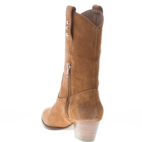 ASH donna stivale texano Hooper in camoscio MARRONE. Tacco 5 cm - immagine 4