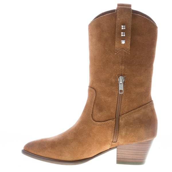 ASH donna stivale texano Hooper in camoscio MARRONE. Tacco 5 cm - immagine 5