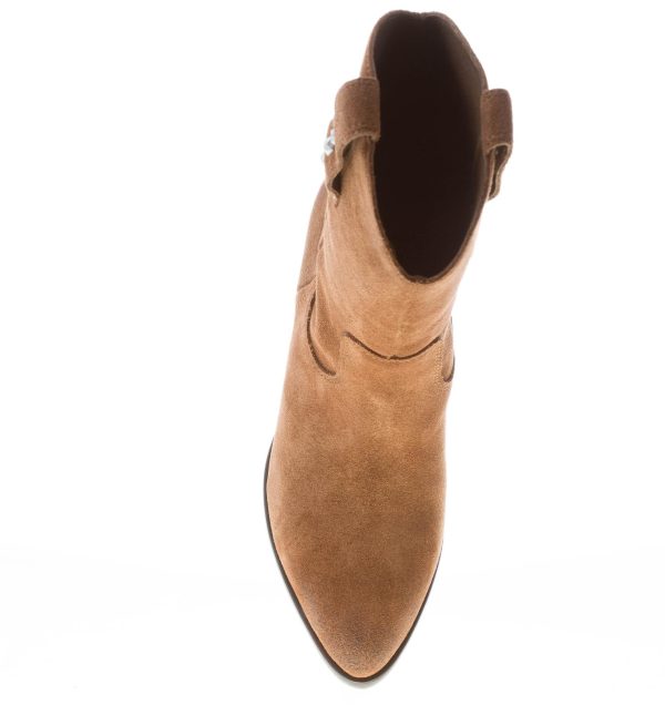 ASH donna stivale texano Hooper in camoscio MARRONE. Tacco 5 cm - immagine 7