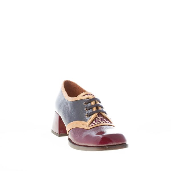 CHIE MIHARA donna scarpa derby Buwer in pelle lucida MULTICOLORE. Tacco 4,5 cm - immagine 2