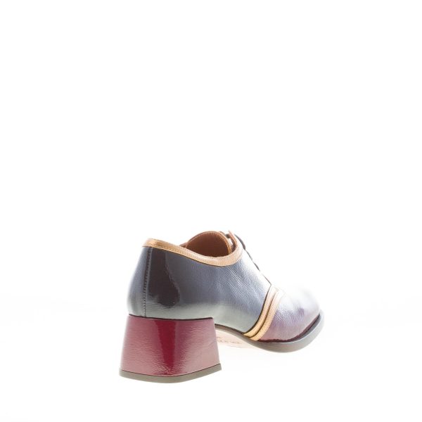 CHIE MIHARA donna scarpa derby Buwer in pelle lucida MULTICOLORE. Tacco 4,5 cm - immagine 3