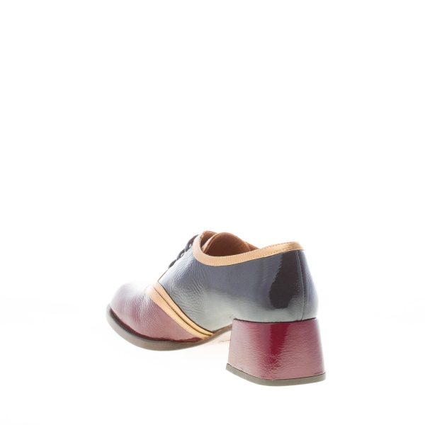 CHIE MIHARA donna scarpa derby Buwer in pelle lucida MULTICOLORE. Tacco 4,5 cm - immagine 4