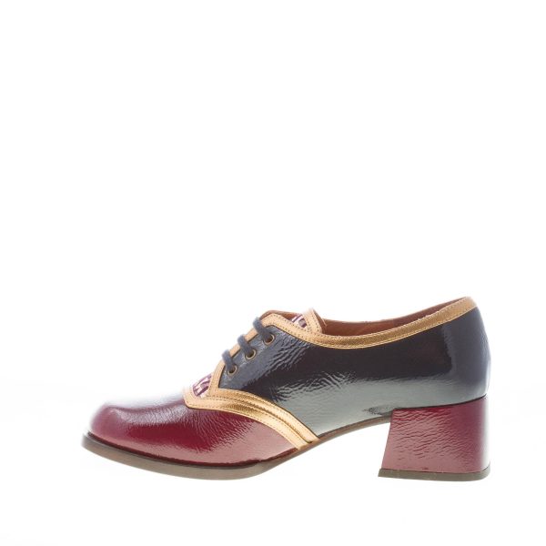 CHIE MIHARA donna scarpa derby Buwer in pelle lucida MULTICOLORE. Tacco 4,5 cm - immagine 5