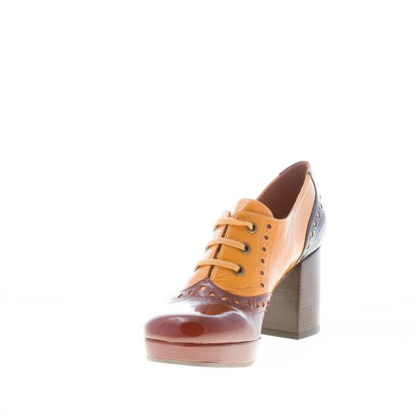 CHIE MIHARA donna scarpa francesina Okeru in vernice MULTICOLORE. Tacco 6,5 cm - immagine 6