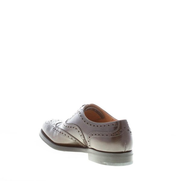 CHURCH'S donna Burwood WG scarpa oxford in pelle spazzolata MARRONE. Suola gomma - immagine 4