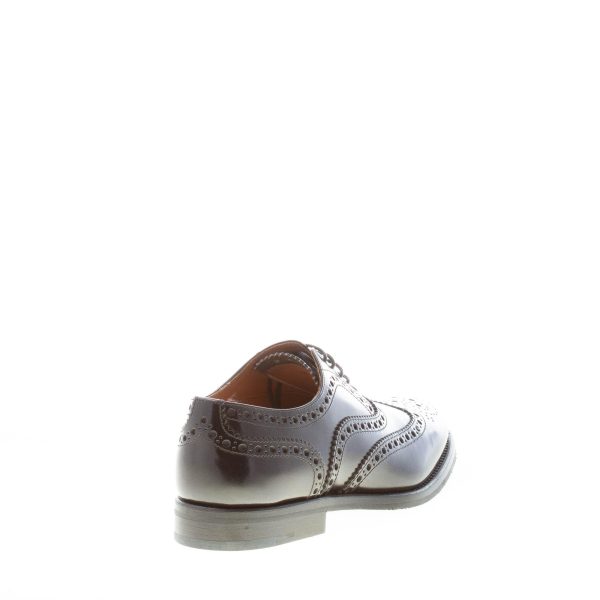 CHURCH'S donna Burwood WG scarpa oxford in pelle spazzolata NERO. Suola gomma - immagine 3