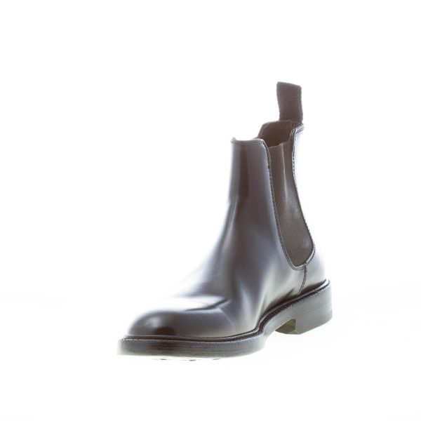 GREEN GEORGE uomo stivaletto Chelsea in pelle spazzolata NERO. Suola cuoio - immagine 6