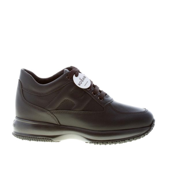 HOGAN uomo Interactive sneaker in pelle NERO