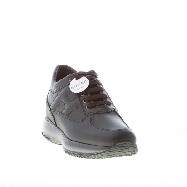 HOGAN uomo Interactive sneaker in pelle NERO - immagine 2