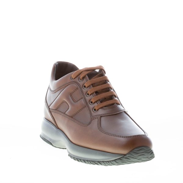 HOGAN uomo Interactive sneaker in pelle MARRONE - immagine 2