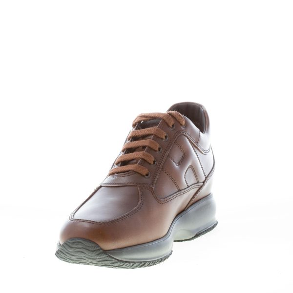HOGAN uomo Interactive sneaker in pelle MARRONE - immagine 6