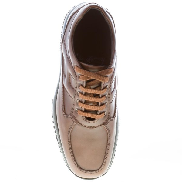HOGAN uomo Interactive sneaker in pelle MARRONE - immagine 7