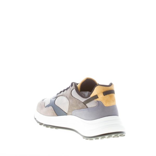 HOGAN uomo Hyperlight sneaker in camoscio e pelle GRIGIO più BLU - immagine 4