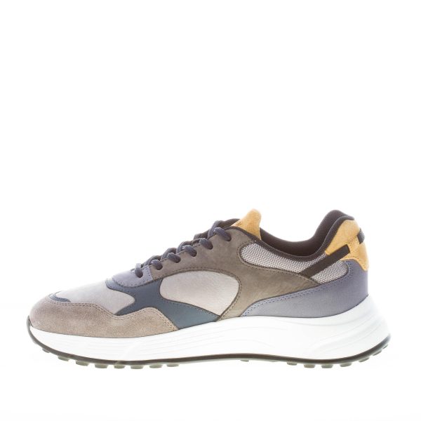 HOGAN uomo Hyperlight sneaker in camoscio e pelle GRIGIO più BLU - immagine 5