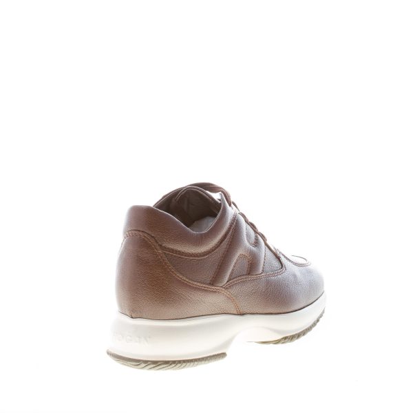 HOGAN donna Interactive sneaker in pelle martellata MARRONE - immagine 4