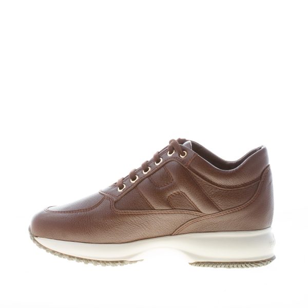HOGAN donna Interactive sneaker in pelle martellata MARRONE - immagine 6