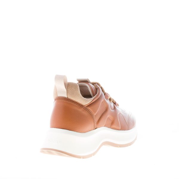 HOGAN donna sneaker H585 in pelle CUOIO - immagine 3