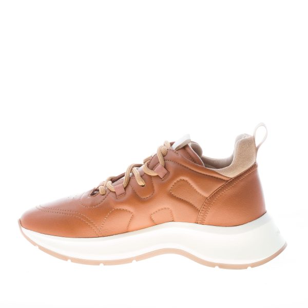 HOGAN donna sneaker H585 in pelle CUOIO - immagine 5