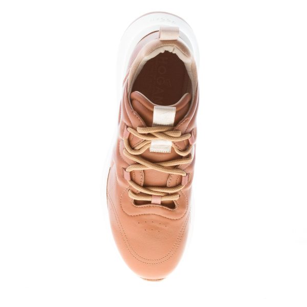 HOGAN donna sneaker H585 in pelle CUOIO - immagine 7