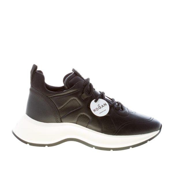HOGAN donna sneaker H585 in pelle NERO