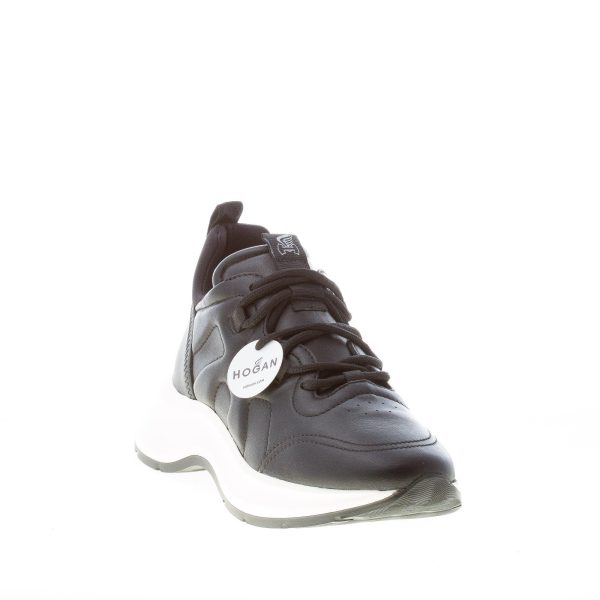 HOGAN donna sneaker H585 in pelle NERO - immagine 2