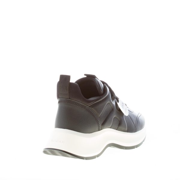 HOGAN donna sneaker H585 in pelle NERO - immagine 3