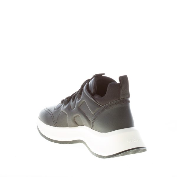 HOGAN donna sneaker H585 in pelle NERO - immagine 4