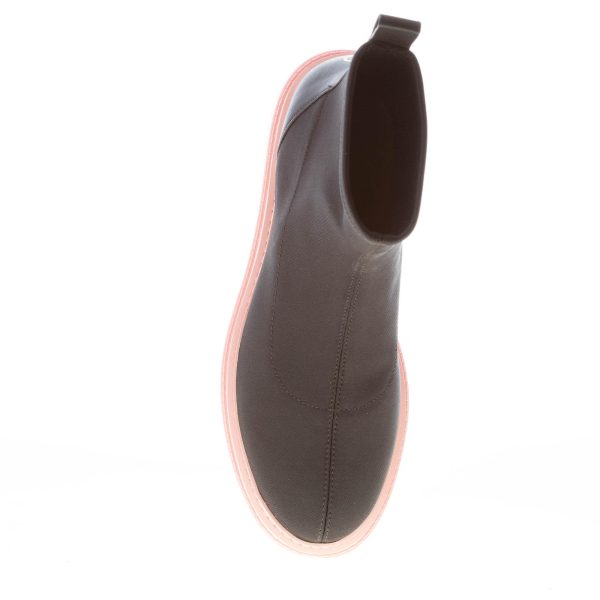 MICHAEL KORS donna stivaletto Comet Lug Bootie in tessuto NERO. Tacco 3,5 cm - immagine 7