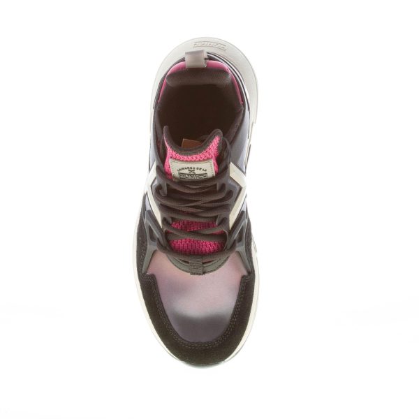 MUNICH donna sneaker Clik 31 camoscio e tessuto NERO VIOLA - immagine 7