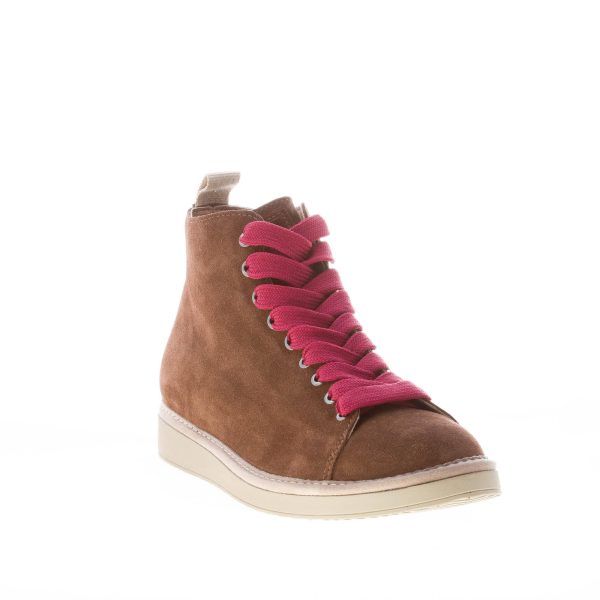 PANCHIC uomo polacchino P01 in camoscio MARRONE COCOA - immagine 2