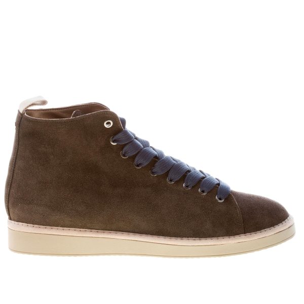 PANCHIC uomo polacchino P01 in camoscio MARRONE EBONY