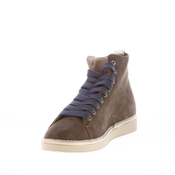 PANCHIC uomo polacchino P01 in camoscio MARRONE EBONY - immagine 6