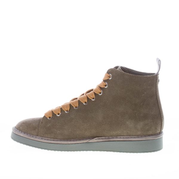 PANCHIC uomo polacchino P01 in camoscio KHAKI - immagine 5