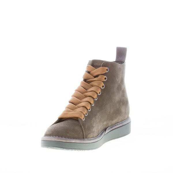PANCHIC uomo polacchino P01 in camoscio KHAKI - immagine 6