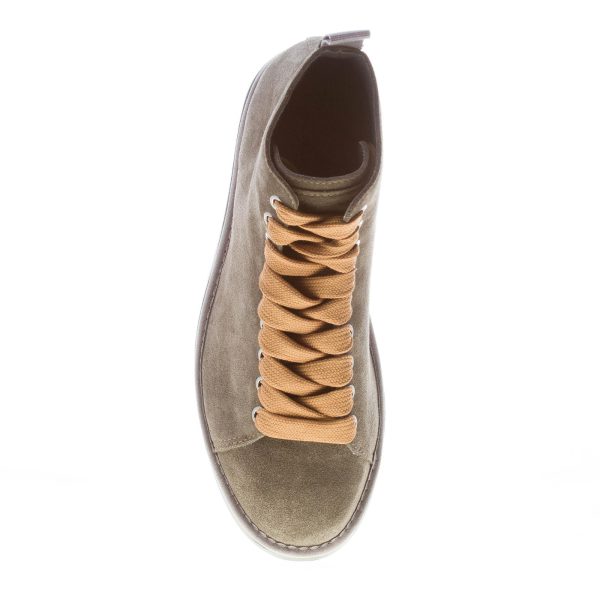 PANCHIC uomo polacchino P01 in camoscio KHAKI - immagine 7