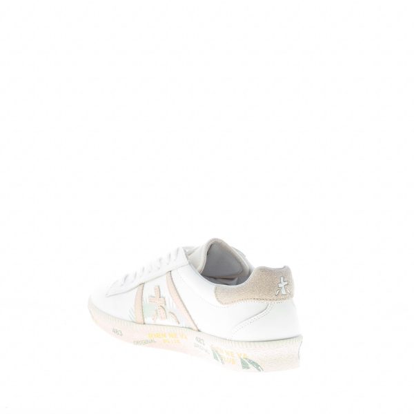 PREMIATA donna sneaker ANDY 5746 in pelle BIANCO più beige - immagine 4