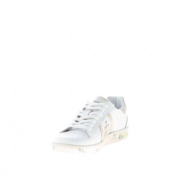 PREMIATA donna sneaker ANDY 5746 in pelle BIANCO più beige - immagine 6