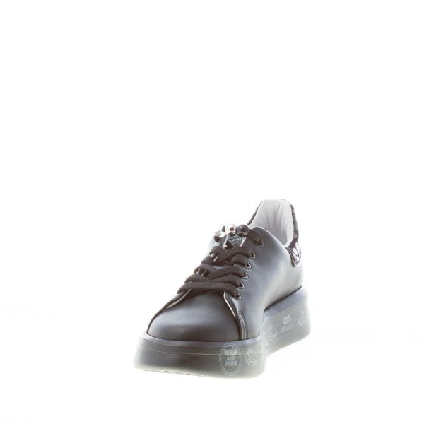PREMIATA donna sneaker BELLE 5991 in pelle NERO con ricamo - immagine 6