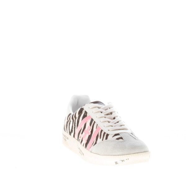 PREMIATA donna sneaker BONNIED 5940 in pony ANIMALIER con glitter - immagine 2