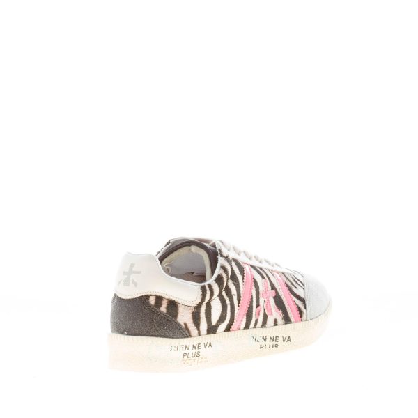 PREMIATA donna sneaker BONNIED 5940 in pony ANIMALIER con glitter - immagine 3
