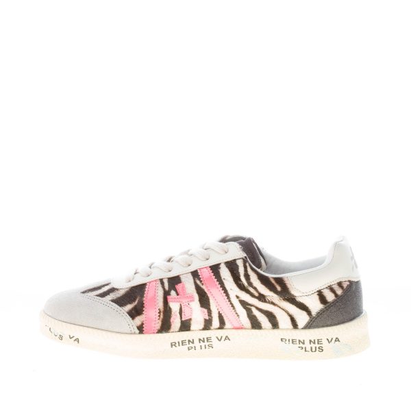 PREMIATA donna sneaker BONNIED 5940 in pony ANIMALIER con glitter - immagine 5