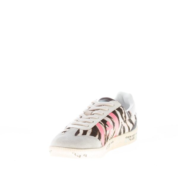PREMIATA donna sneaker BONNIED 5940 in pony ANIMALIER con glitter - immagine 6