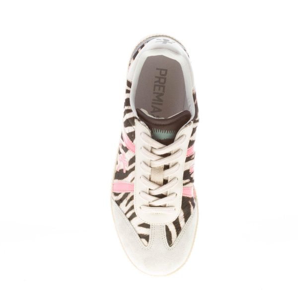PREMIATA donna sneaker BONNIED 5940 in pony ANIMALIER con glitter - immagine 7