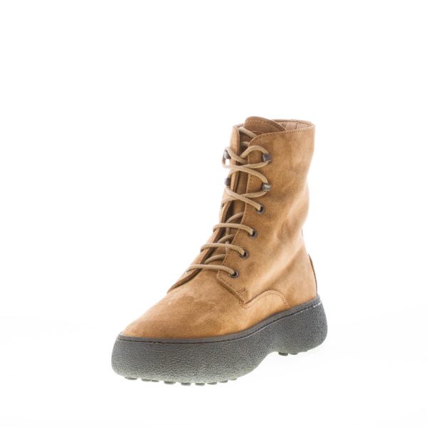 TOD'S uomo stivaletto stringato Winter Gommini in camoscio MARRONE - immagine 6