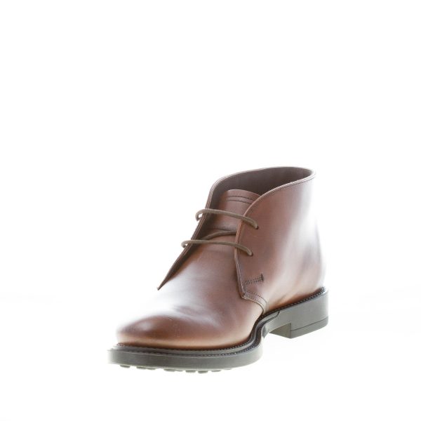 TOD'S uomo polacchino Formale in pelle sfumata CACAO. Suola in gomma - immagine 6