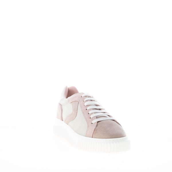 VOILE BLANCHE donna sneaker Lipari in camoscio GRIGIO più CIPRIA - immagine 2