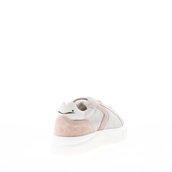 VOILE BLANCHE donna sneaker Lipari in camoscio GRIGIO più CIPRIA - immagine 3